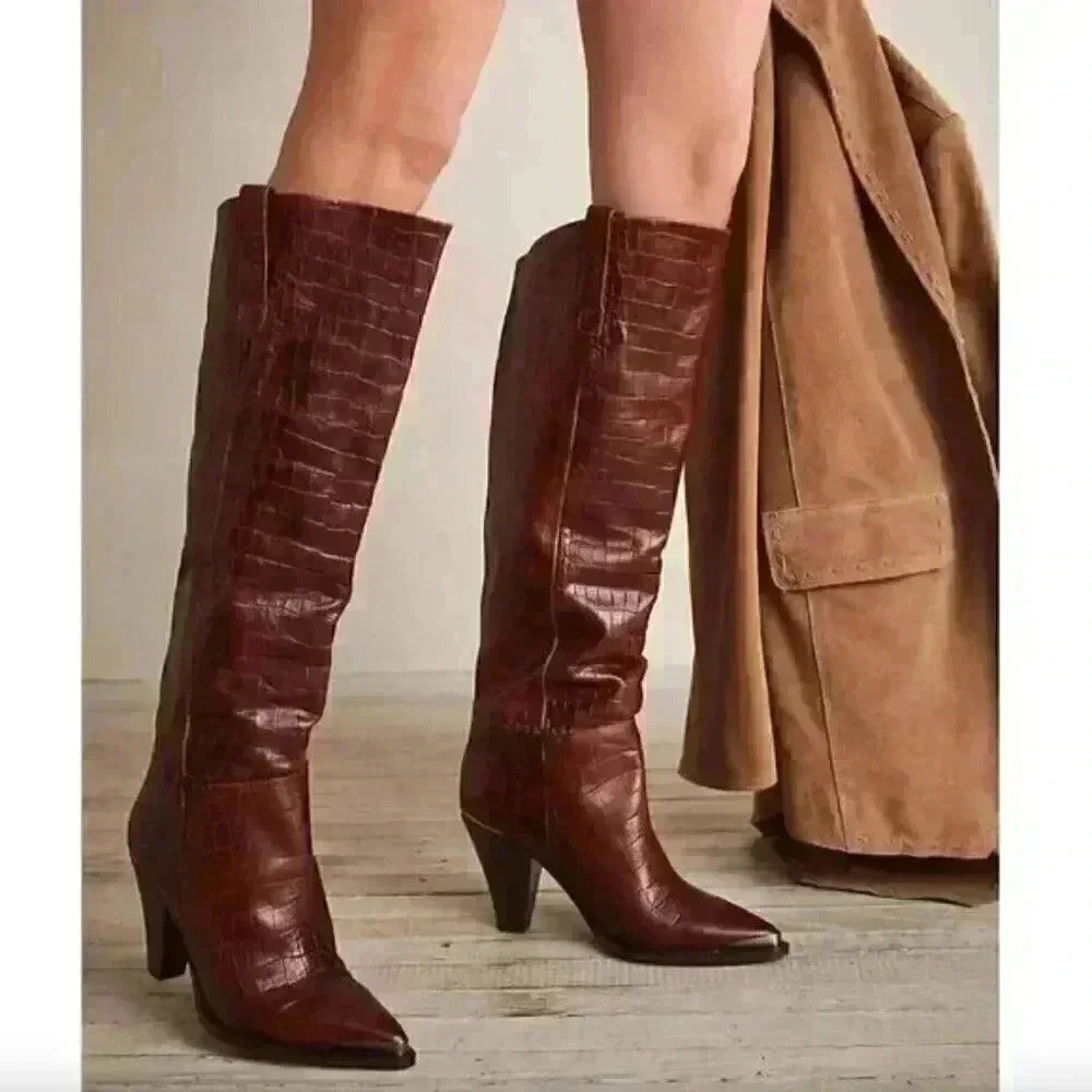 NEW FREE PEOPLESTEVIE WESTERN BOOT Size 7.5